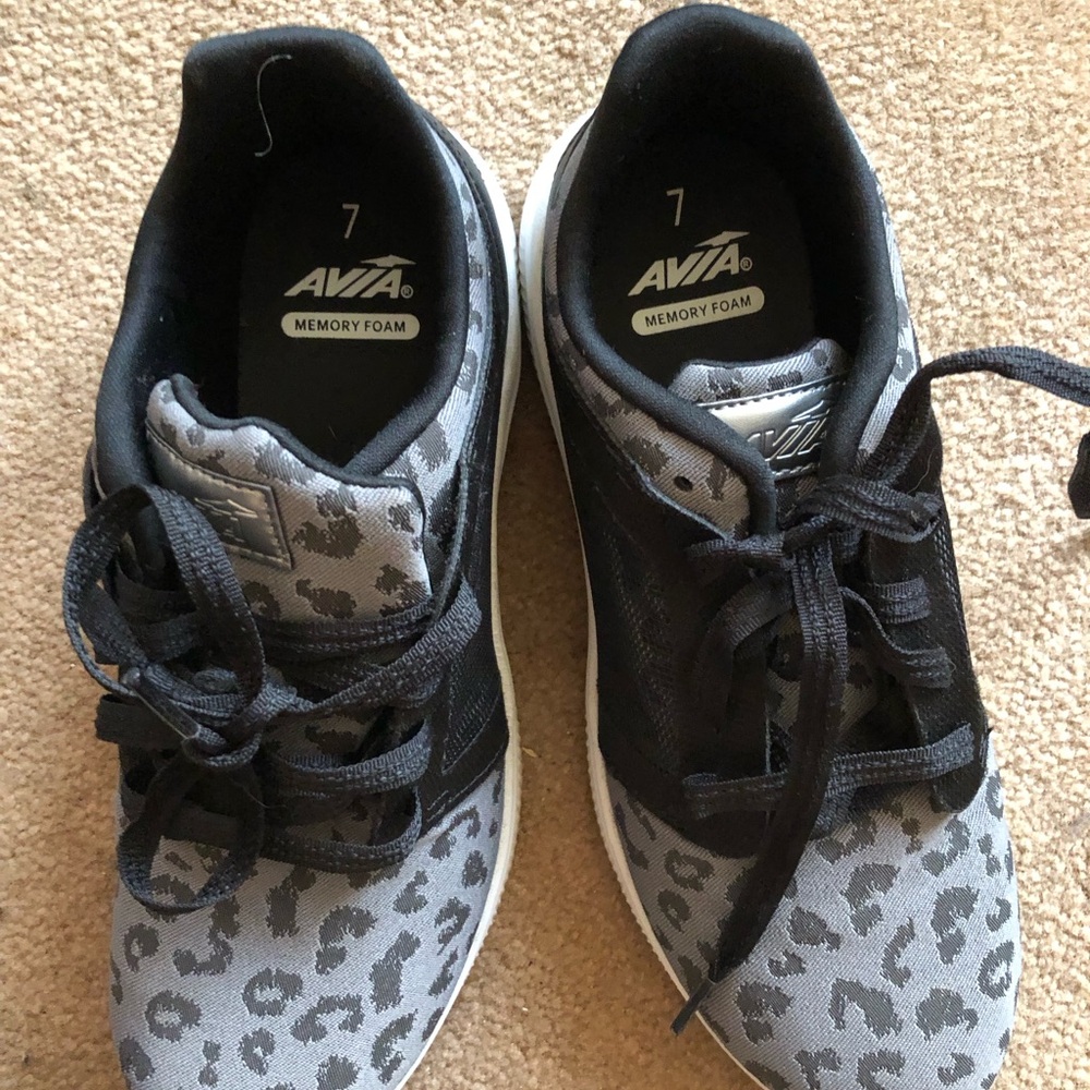 Avia Leopard Print Sneakers
